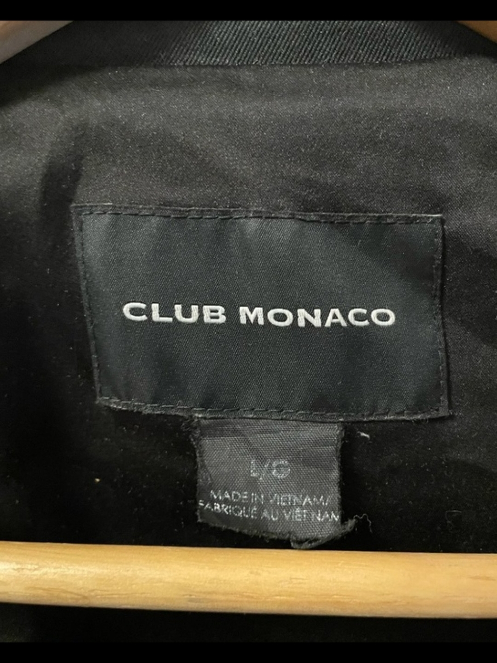 Vintage Club Monaco Black Label Two Tone Trench Jacket - Picture 3 of 7